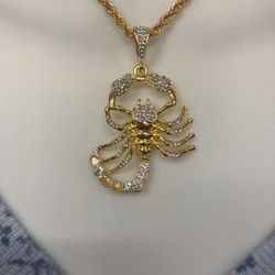 Scorpion Necklace 22”