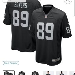 Brock Bowers Raiders Jersey #89 2XXL
