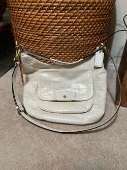 Off white and gold Coach purse