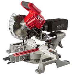 Milwaukee M18 Fuel 7 1/4" Dual Bevel Sliding Compound Miter Saw w/5 Year Warranty (Model 2733-20)