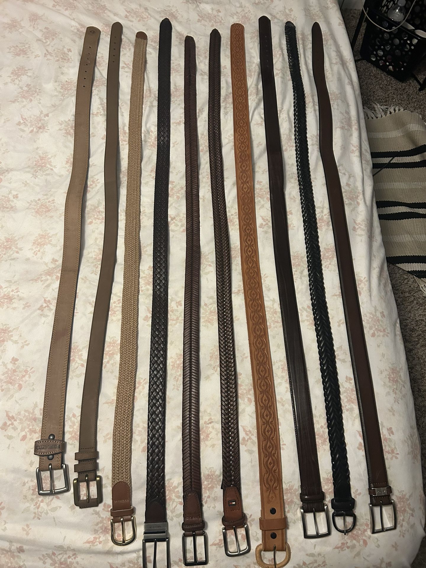 TEN - Men’s designer belts in LIKE NEW condition. (Please read entire listing.)