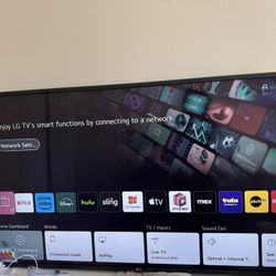 LG is smart TV 55” Model 55UN6950ZUA