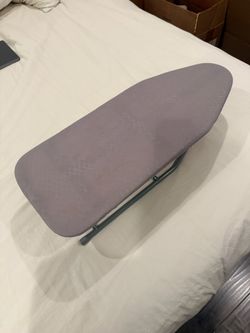 Compact Folding Tabletop Ironing Board – 30" x 12.25" – Gray