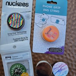 Phone Pop Ups Or Starbuck Ring. All Are New. Each 