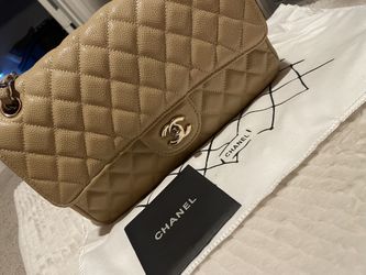 Tan Chanel Flap Bag