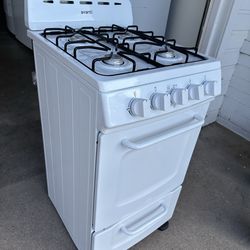 Avanti gas stove 20” (1 month warranty)