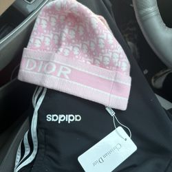Christian Dior Pink Beanie  
