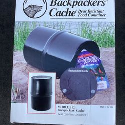 Backpackers'® Cache  ® Bear Resistant Food Container