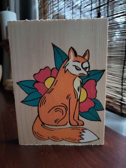 Custom Wood Burned Painting