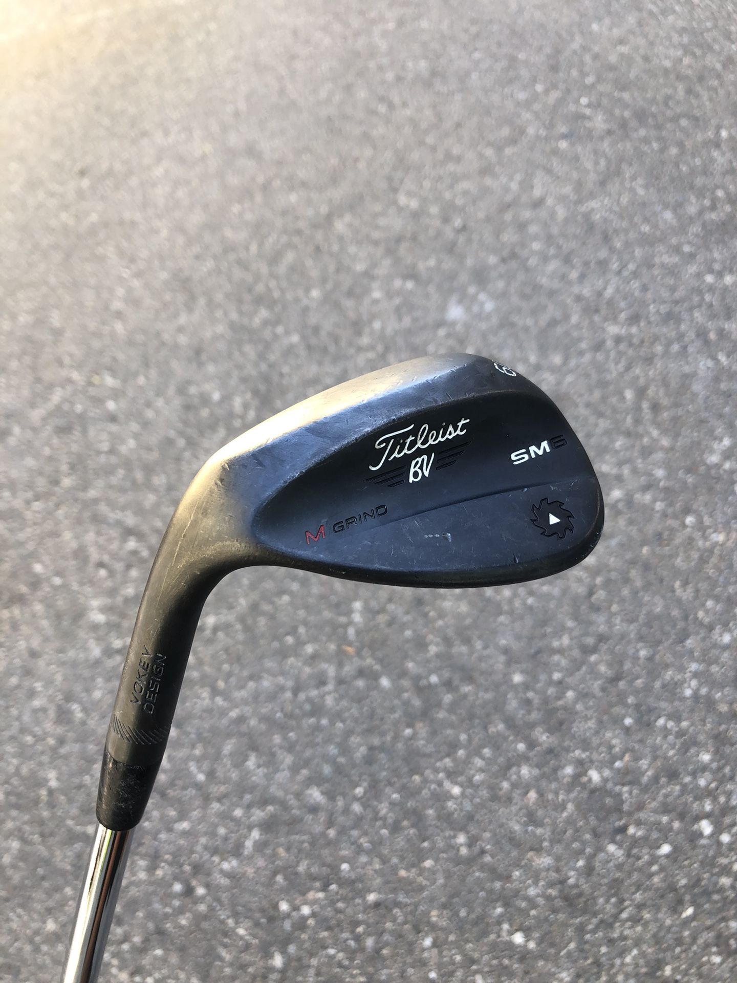 LH TITLIEST BV VOKEY DESIGN SM6 M GRIND BLACK FINISH LOB WEDGE 60-08