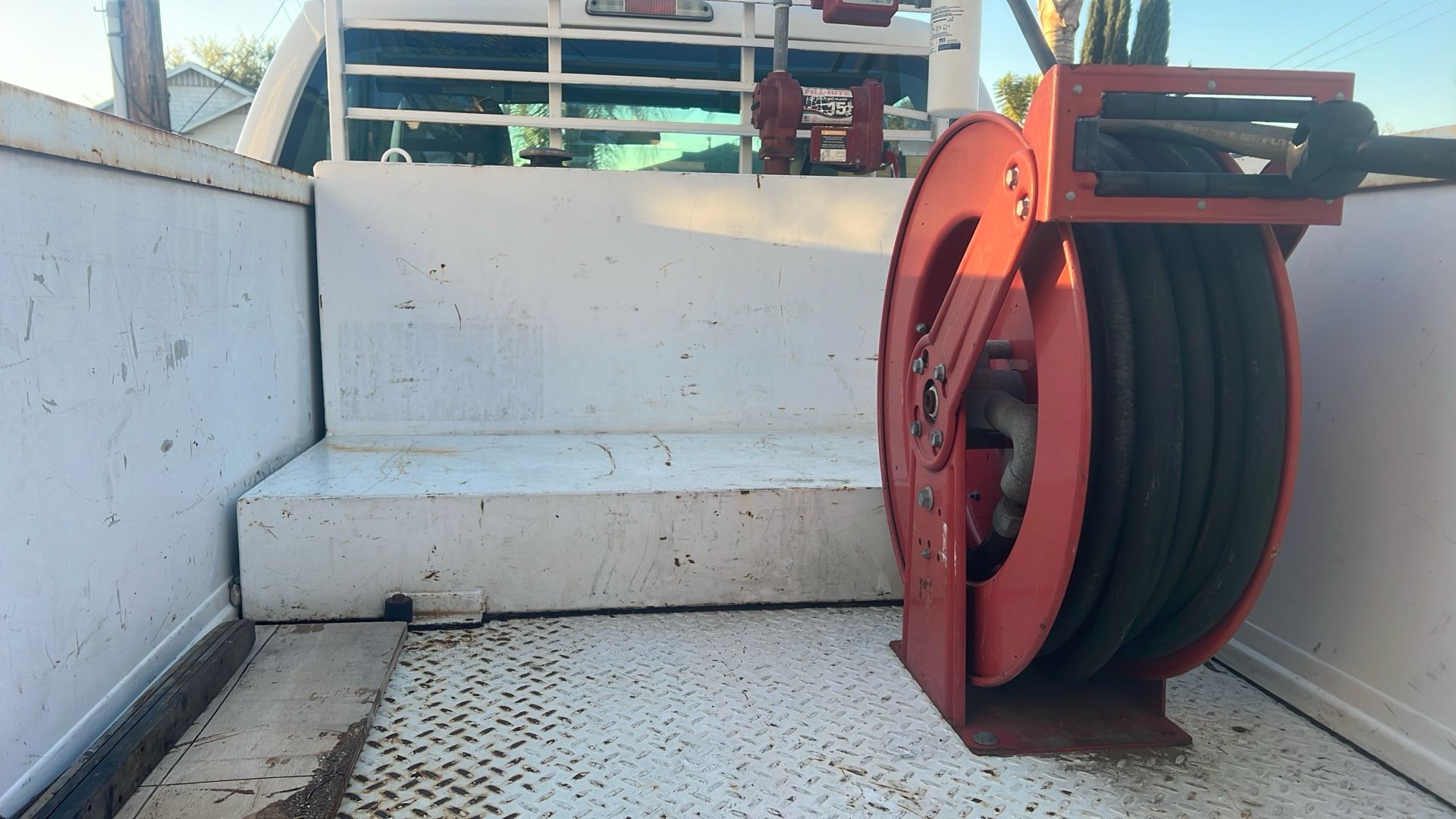 Steel Transfer Fuel Tank & Hose Reel 