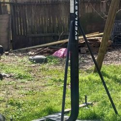 Punching Bag Rack And Punching Bag I Think It's Out Of Sand No Rips Asking 160 Or Obo