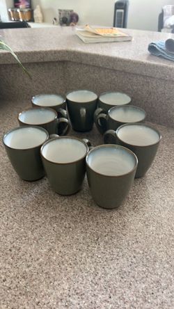 Sango Avocado coffee mugs 9