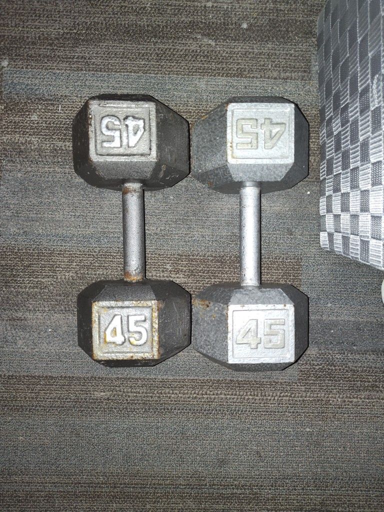 45lb Dumbbells 