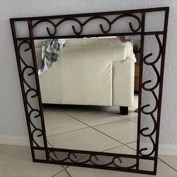 Metal Framed Mirror