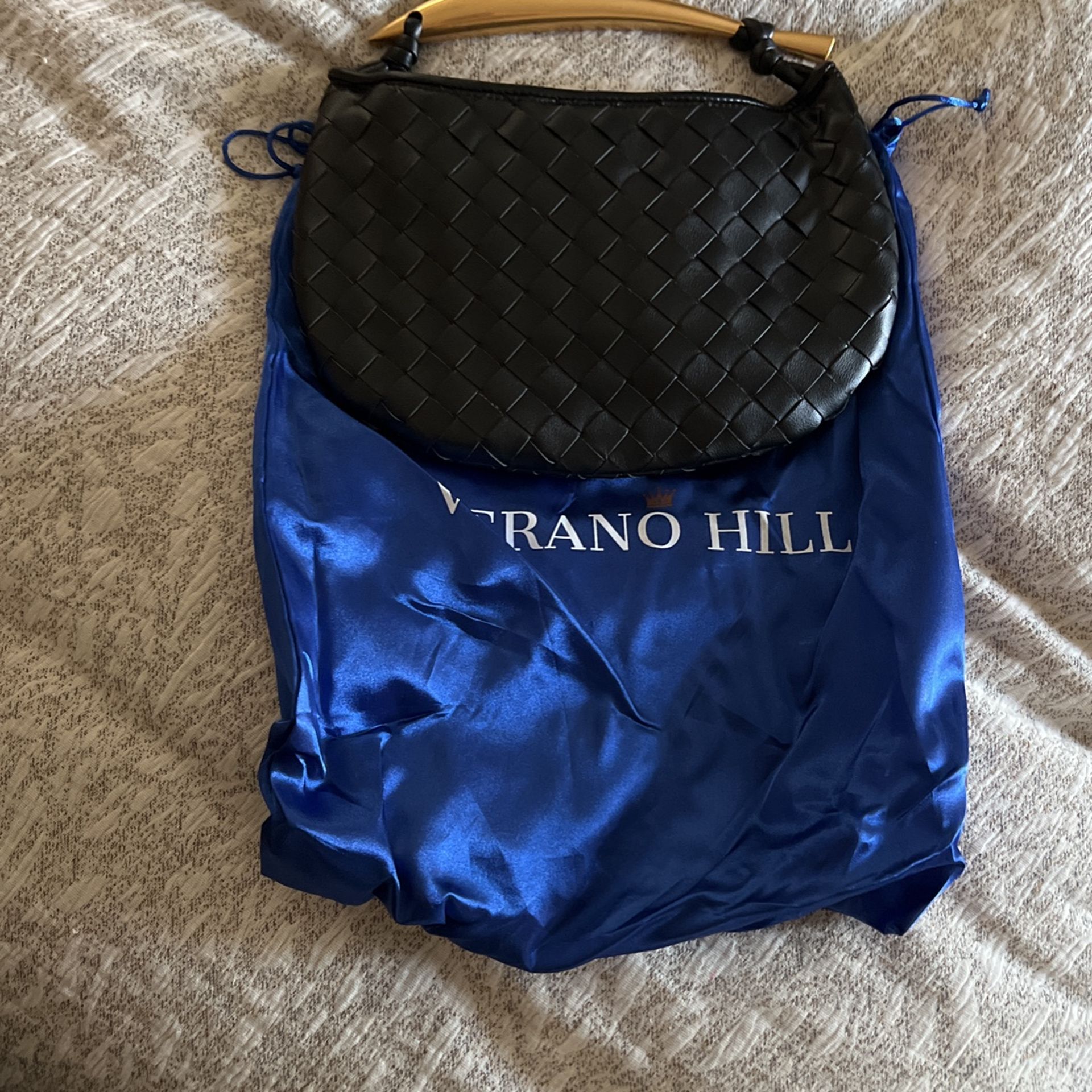Black Verona Hill top handle bag
