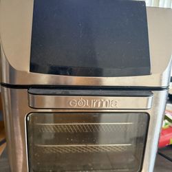 Gourmia 14 Qt Air Fryer Oven, 12 Presets, Rotisserie, FryForce 360°, Stainless Steel