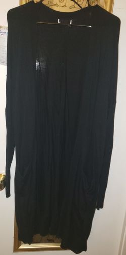Old Navy Black Long Cardigan (Plus Size)