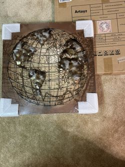 Wall art decor 3d metal