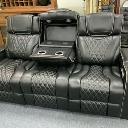 Gorgeous Leather Sofas @ FURNITURE LOVE ❤️ Same Day Delivery 🚚