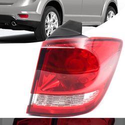 FIONE Tail Lights Assembly Compatible with Dodge Journey 2011 2012 2013 2014 2015 2016 2017 2018 Led Rear Tail Light Lens Brake Lamp with Bulb Right P