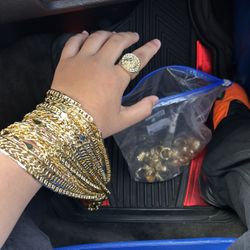 Gold Chains And Rings 