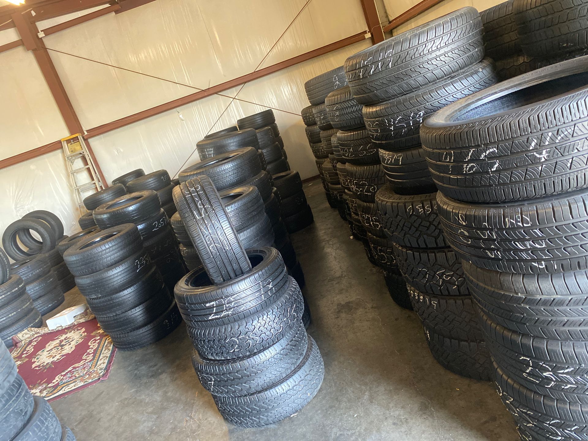 We have most used size tire call for your size
