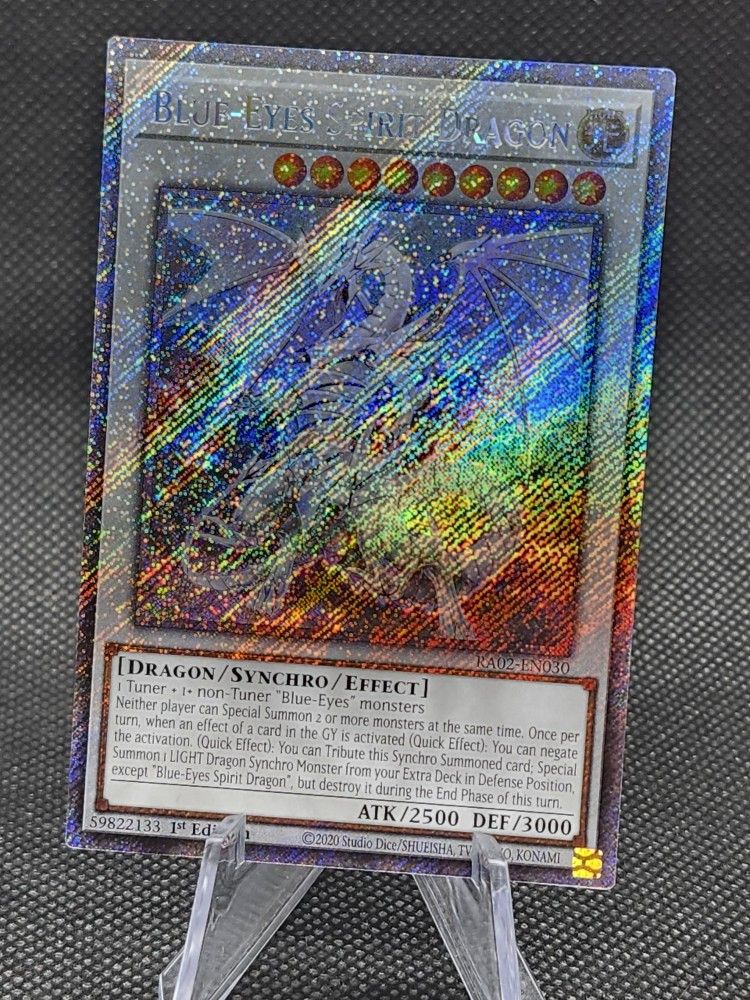 Blue Eyes Spirit Dragon Platinum Sec Rare