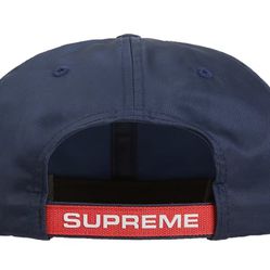 Hat Supreme Strap Logo 6-Panel Navy With Tags