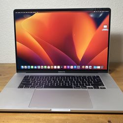 2019 16” Macbook Pro i9 #290