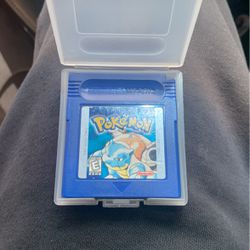Authentic Pokémon Blue Gameboy