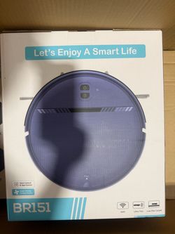 Robot Vacuum and Mop, Strong Suction, App Control, Pet Hair, Self-Charging