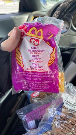 1993 Strut Rooster Beanie Baby V