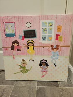 Ballerina Art for Girls Room