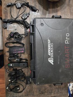 Advanced Diagnostics Case And Cables Lot ADC2012 ADC243 ADC242 SMART AERIAL key programmer
