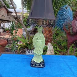 Gorgeous Asian Figural Lamp