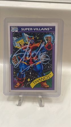 Marvels Thanos signed by Stan Lee