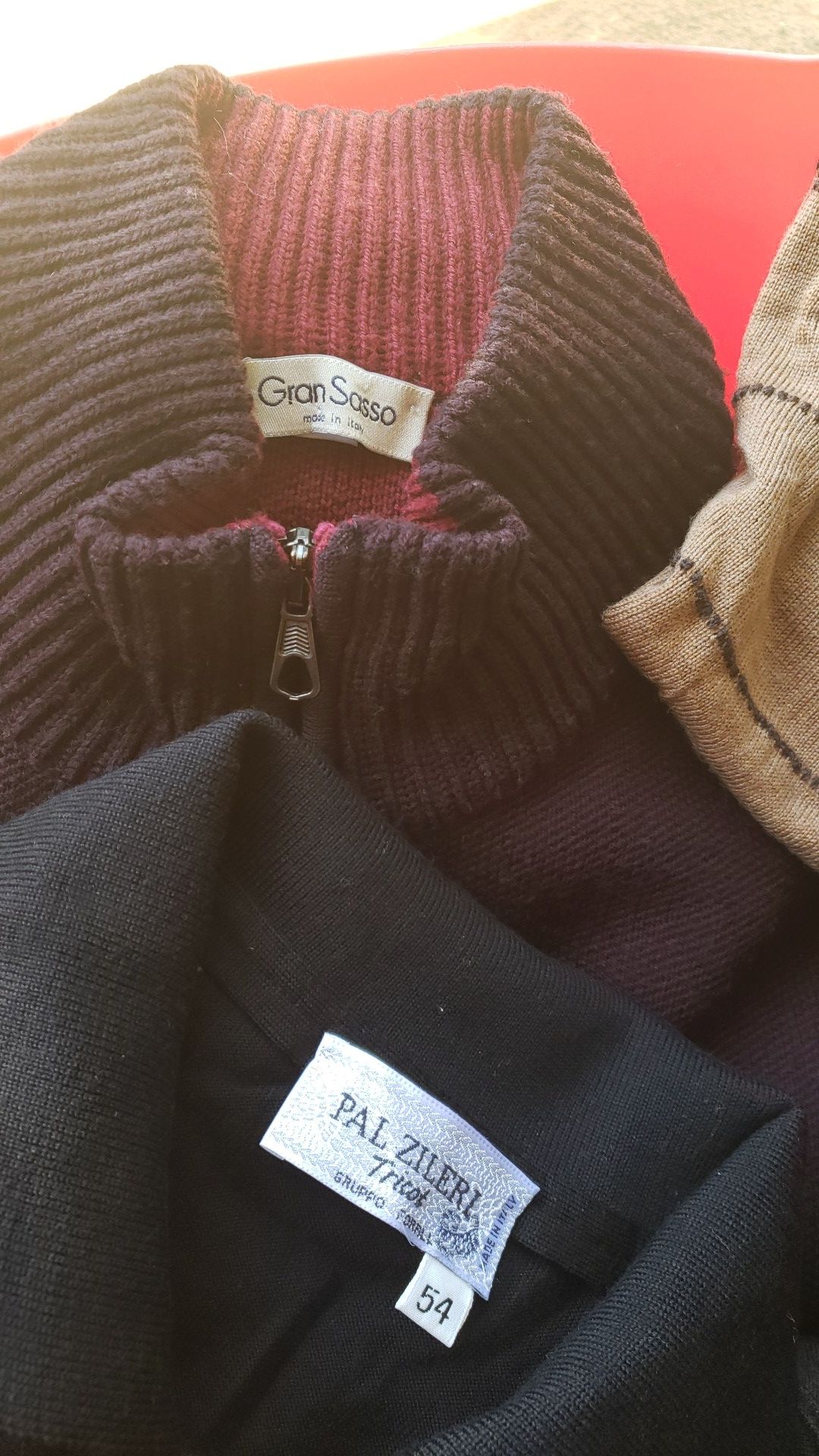 Great sweaters size XL man. All yours for $80.00 or $20.00 each