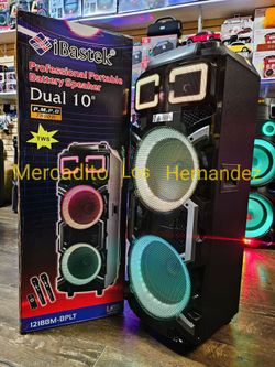 Party Bluetooth Speaker 10" Woofers ❗️7800w - Amazing Sound 🎶🎶 - Long Rechargeable 🔋+++ - Wireless Mics