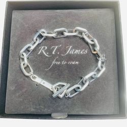 RT James Man Bracelet Silver Tone