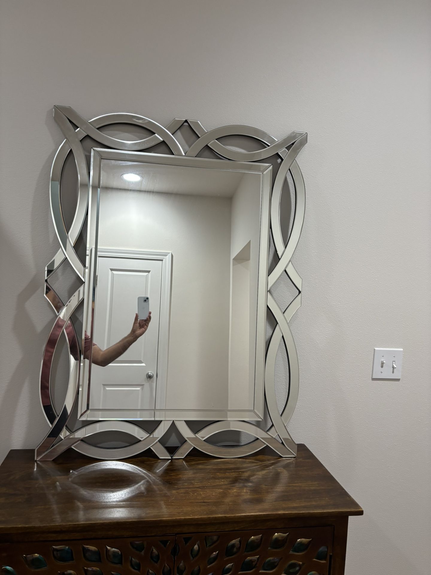 Cabinet With Wall Mirror