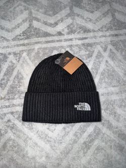 The North Face Black Ribbed Knit Beanie