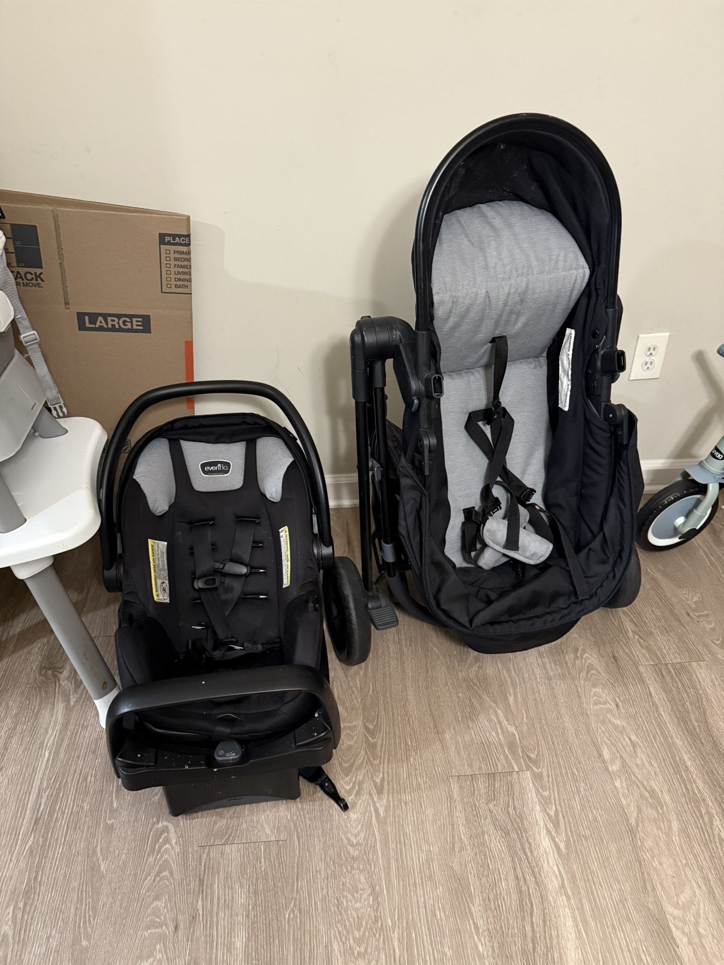 Evenflo Multimodal System - Toddler Stroller And Car Seat