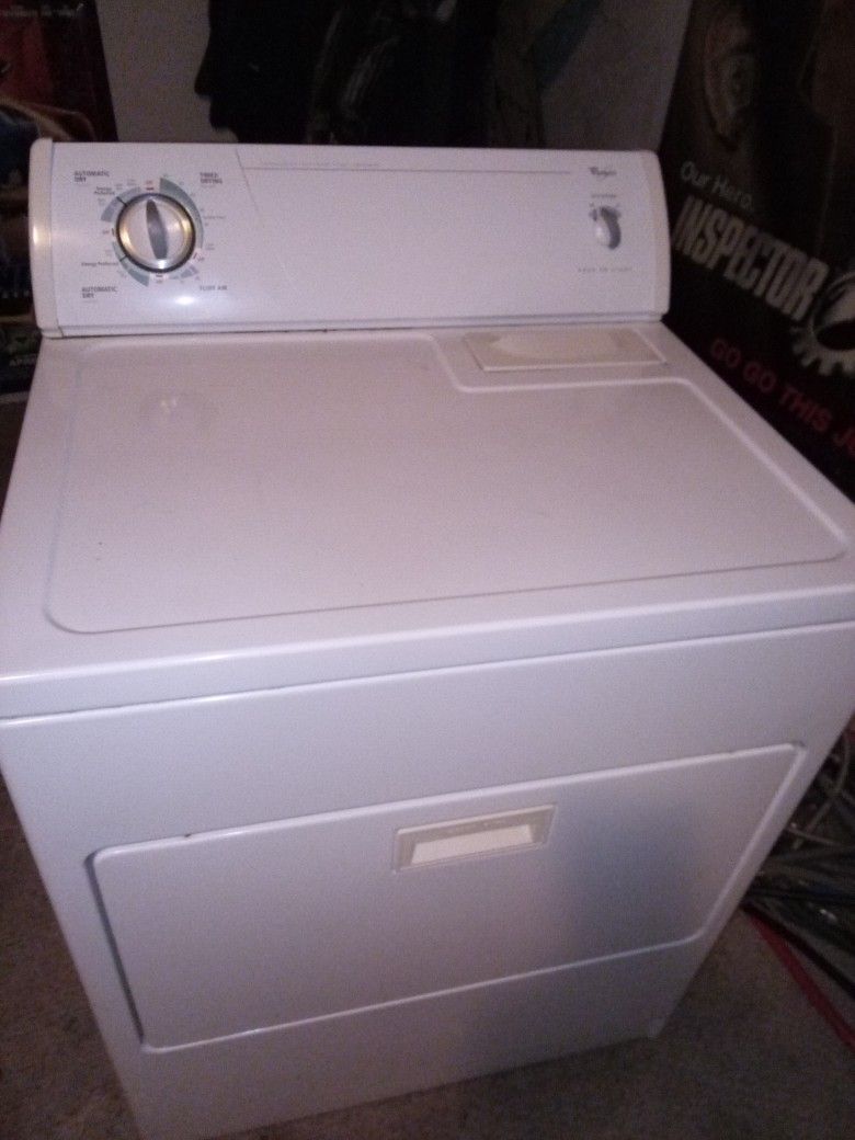 Whirlpool White Frontload Super Capacity Electric Dryer 