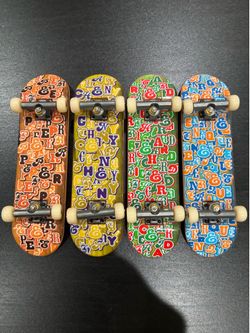 4x Tech Deck Expedition One Series 96 MM Finger Board Skateboards (2006)