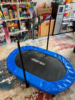 Merax Mini Trampoline with Handlebar