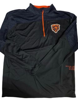 Chicago Bears  NFL TEAM APPAREL 1/4 Zip Lightweight Pullover - Men’s X- Large