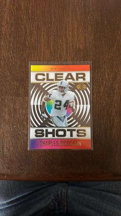 Charles Woodson Clear Shots Raiders Football Card