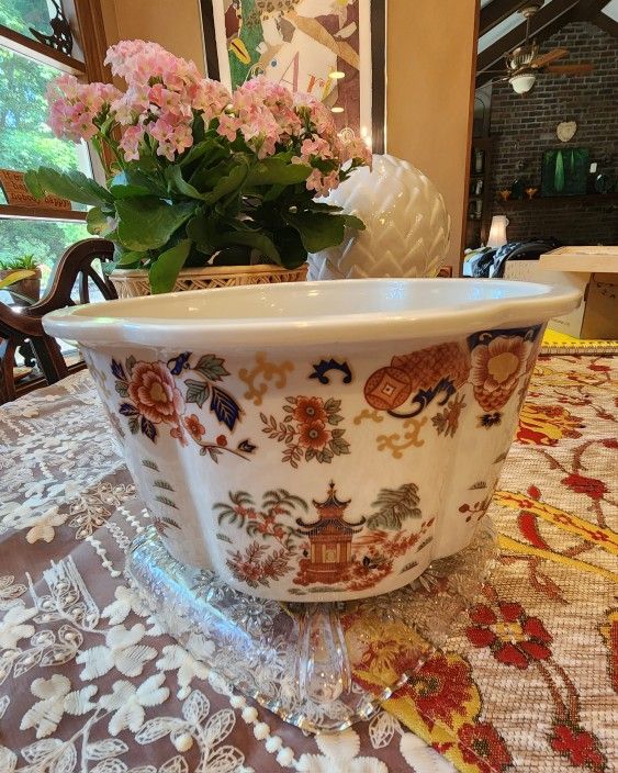 Fine Vintage Vista Alegre Imari Bowl