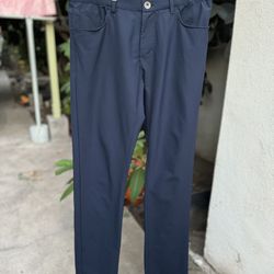 Calvin Klein Men's Infinite Slim-Fit 4-Way Stretch Pants in Blue 29W * 32L